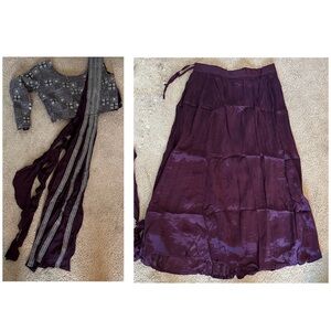 Purple lehenga